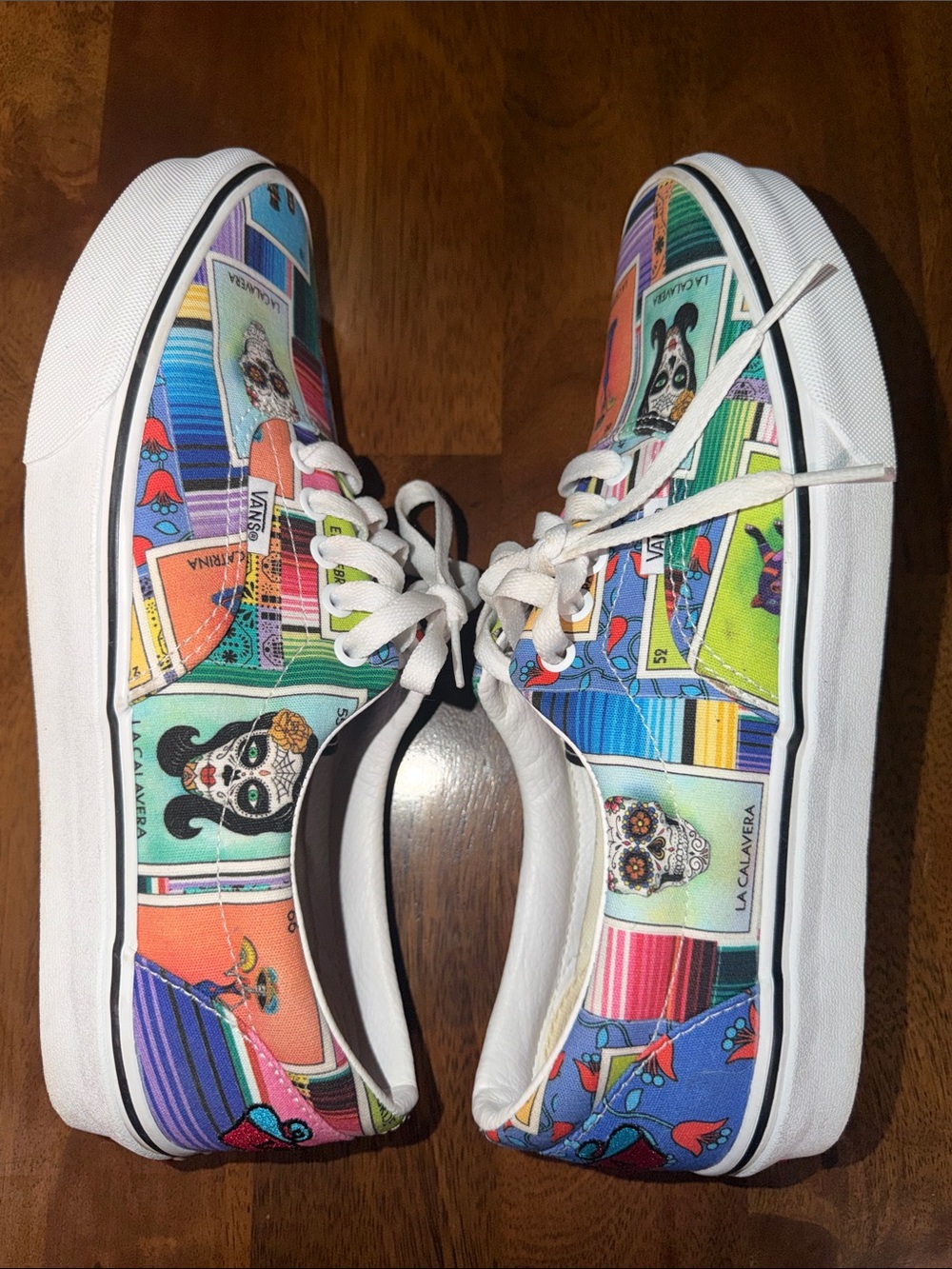 Vans Multicolor Day of the Dead Lotería Canvas Sneakers - Picture 9 of 14